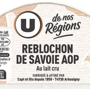 1/2 Reblochon Savoie fruitier AOP lait cru 28%MG, 250g