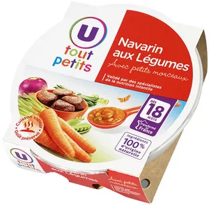 Assiette navarin d'agneau aux petits légumes