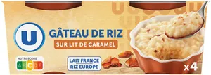 Gâteaux de riz nappés de caramel 4x100g