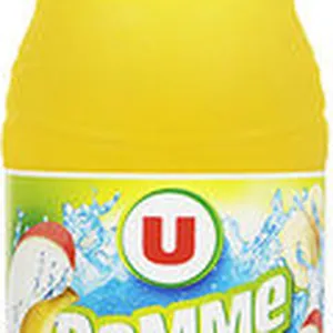 Boisson aux fruits plate pomme banane