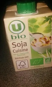 crème u bio soja
