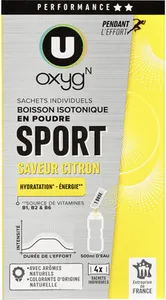 Boisson isotonique en poudre sport citron