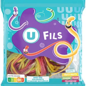 Bonbons fils lisses gélifiés 200g