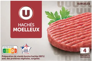 Haché moelleux 15%mg - 4x100g