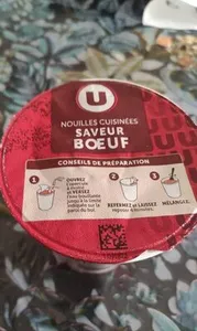 Soupe de nouilles boeuf cup