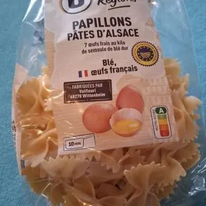 Pâtes Papillons IGP d'Alsace aux oeufs sachet 250g
