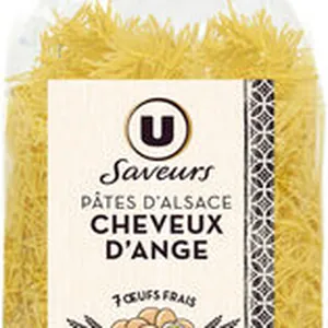 Pâtes cheveux d'ange IGP d'Alsace aux oeufs - Sachet 250g