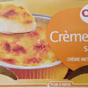 Crème aux œufs saveur vanille