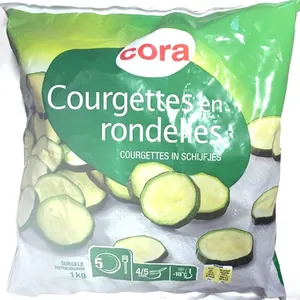 Courgettes en rondelles