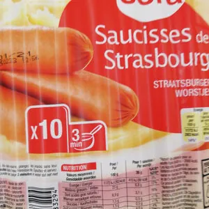 Saucisses de Strasbourg