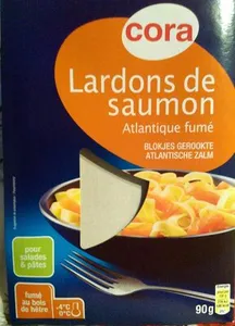 Lardons de saumon fumé
