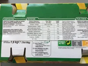 Compote Allégée de Pommes