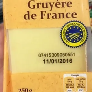 Gruyère de France - Fromage à pâte pressée cuite