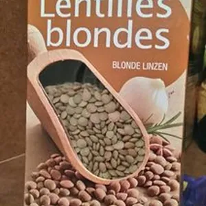 Lentilles blondes