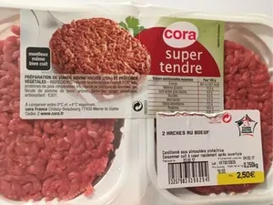 Preparation De Viande Bovine Hachée Et Protéines Végétales