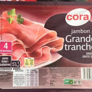 Jambon sec Grandes tranches