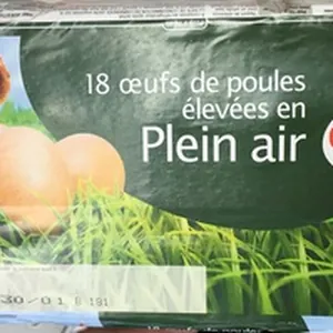 Œufs de Poules Élevées en Plein Air