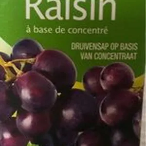 Jus de raisin à base de concentré