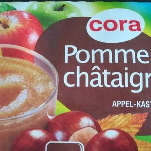 Compote pomme châtaigne