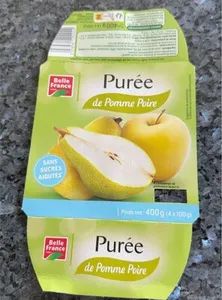 Compotes purée de pomme poire