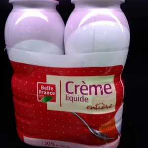 Crème liquide entière