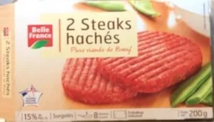 Steaks Hachée 15%de Mg