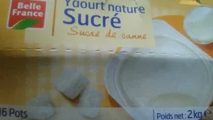 Yaourt nature sucré