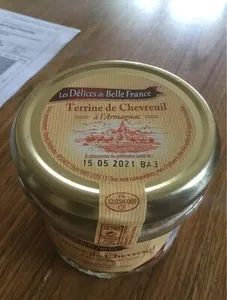 Terrine de Chevreuil à l'Armagnac
