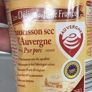Saucisson sec d auvergne