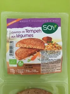 Galettes de Tempeh aux légumes