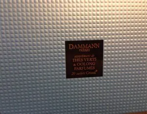 Dammann fréres thés verts & oolong parfumés