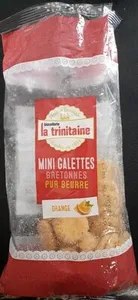 Mini galettes pur beurre à l'orange