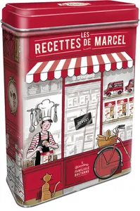 Le coffret galettes et palets bretons de Marcel, décor Vintage - La Trinitaine - 240g