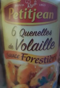 Quenelles de volaille sauce forestière
