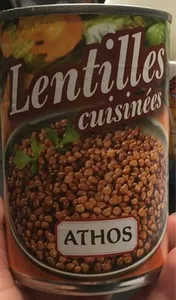Lentilles cuisinees