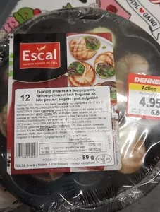 Escargots préparés à la bourguignonne