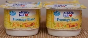 Fromage blanc saveur vanille
