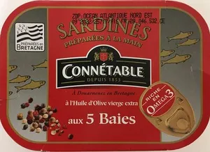 Sardines aux 5 baies Connétable