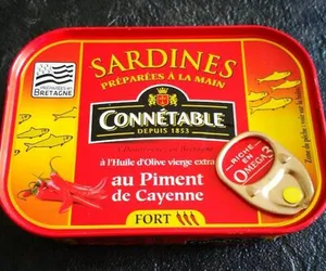 Sardines au piment de Cayenne Connétable