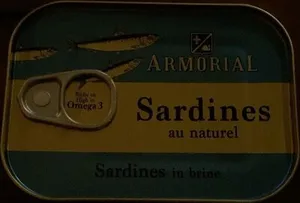 Sardines au naturel