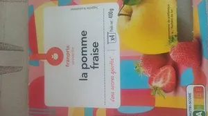Compote Fanprix pomme fraise