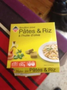 Bouillon pâte et riz