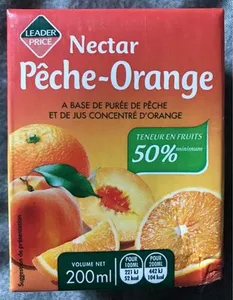 Nectar Pêche Orange Leader Price