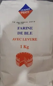 Farine de blé avec levure
