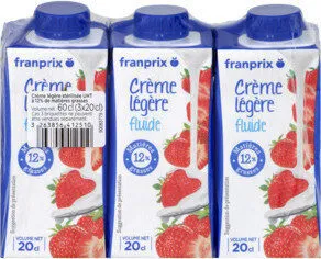 creme liquide legere 12% MG UHT