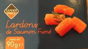 Lardon de saumon fumé