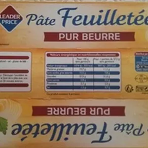 Pâte feuilletée pur beurre