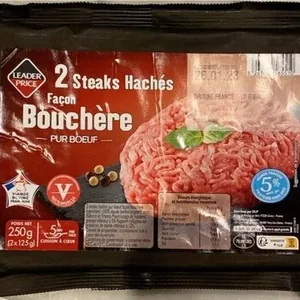 Steak hachés façon bouchère