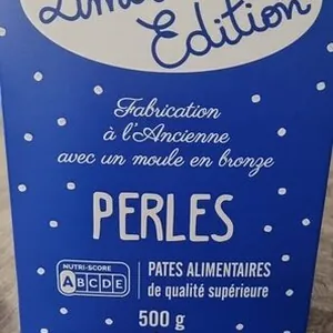 Perles pates alimentaires