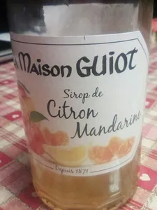 La Maison Guiot Sirop De Citron Mandarine